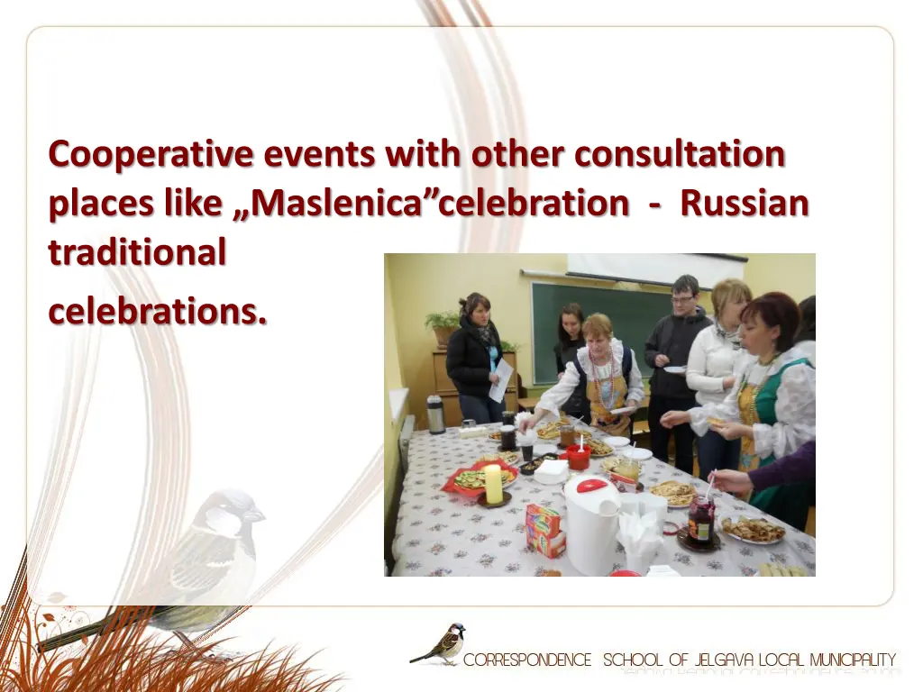 cooperative events with other consultation places