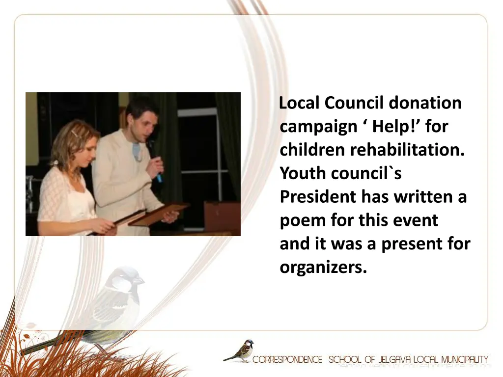 local council donation campaign help for children