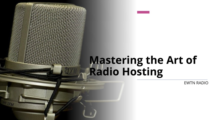 mastering the art of radio hosting