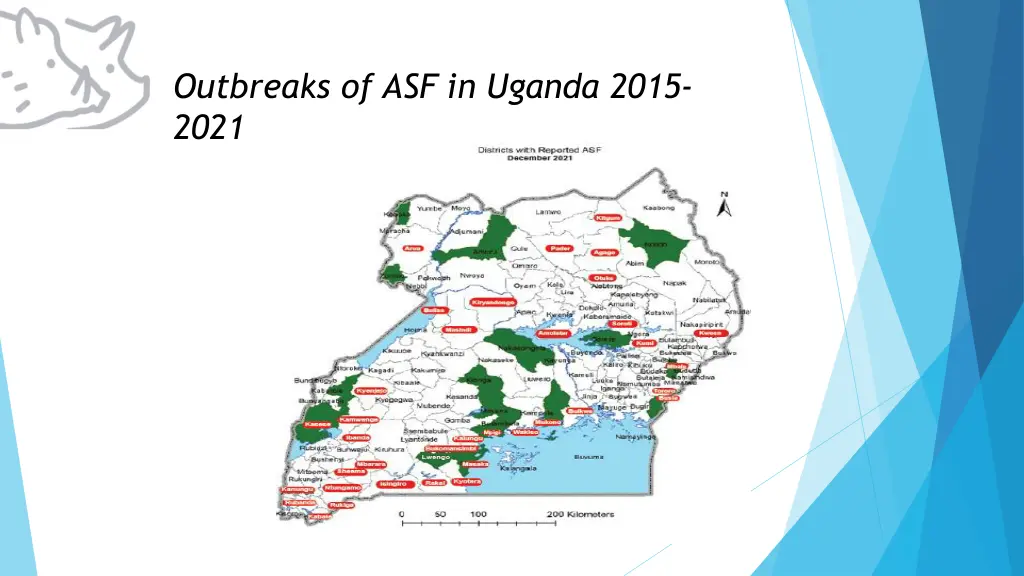 outbreaks of asf in uganda 2015 2021