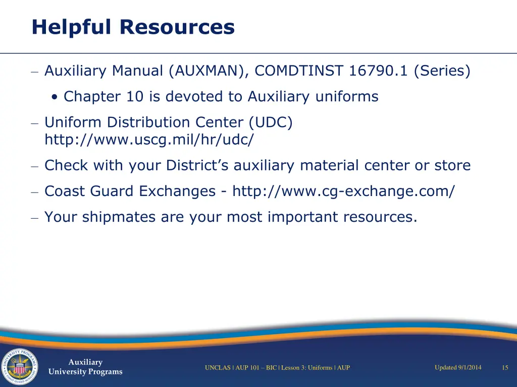 helpful resources