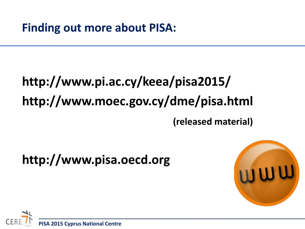 finding out more about pisa