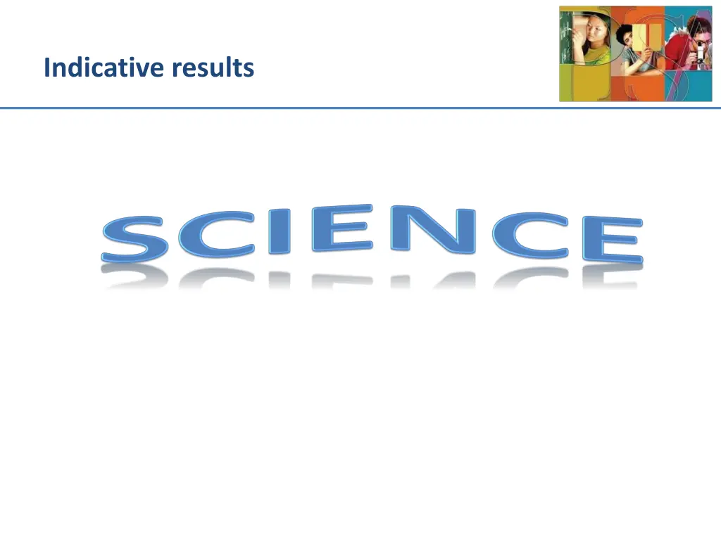 indicative results