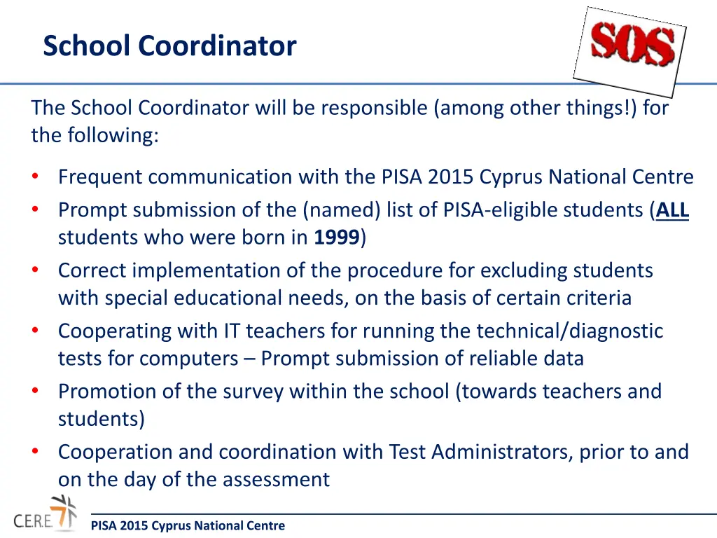 school coordinator