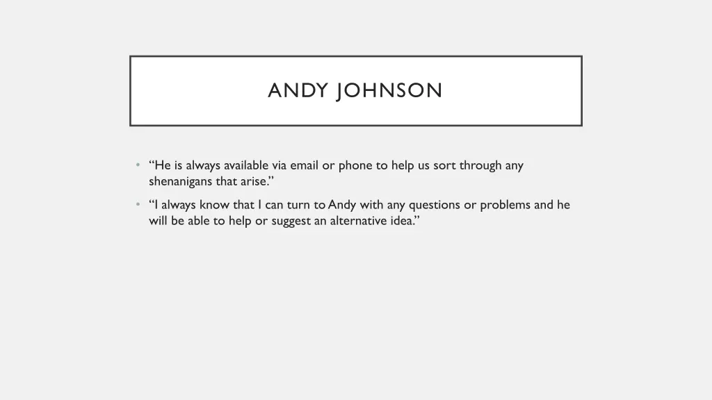 andy johnson