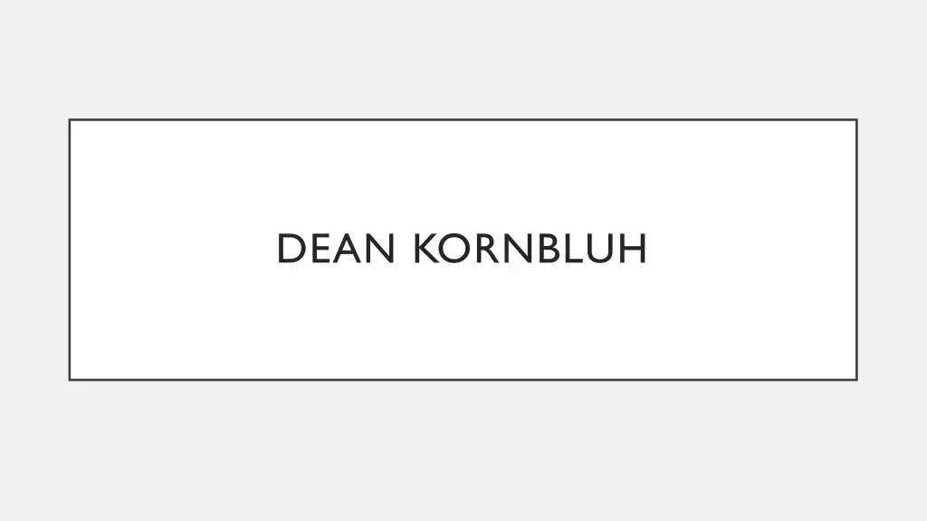dean kornbluh