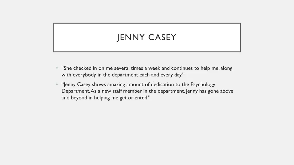 jenny casey