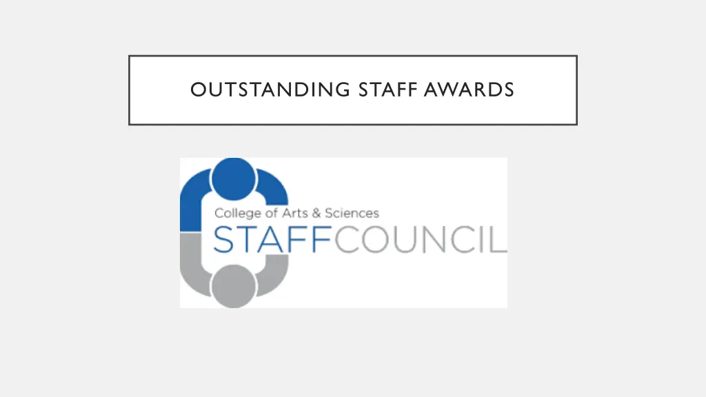 outstanding staff awards