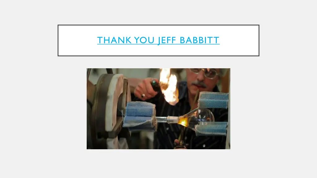 thank you jeff babbitt