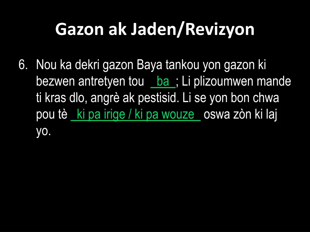 gazon ak jaden revizyon 5
