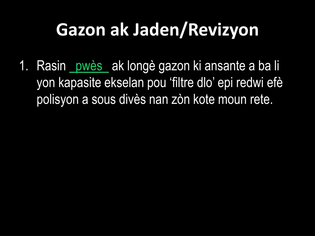 gazon ak jaden revizyon
