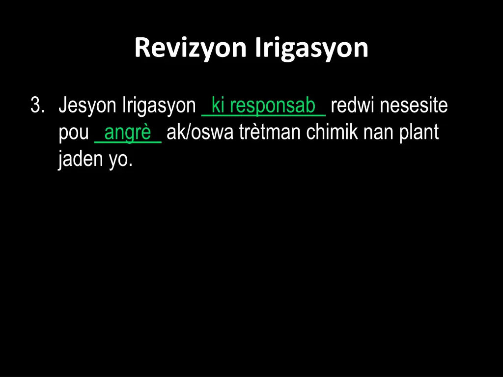 revizyon irigasyon 2