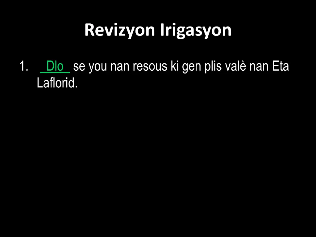 revizyon irigasyon