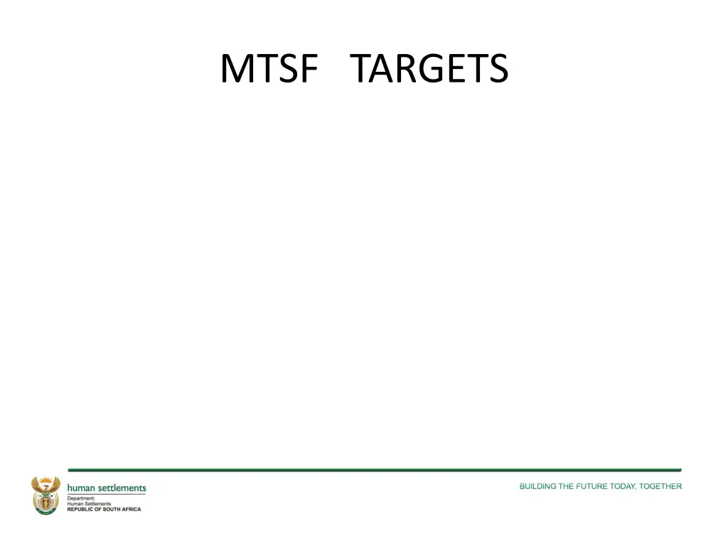 mtsf targets