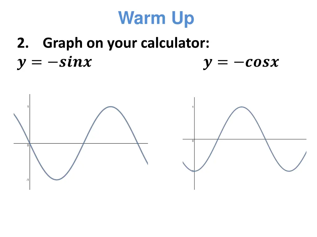 warm up 1