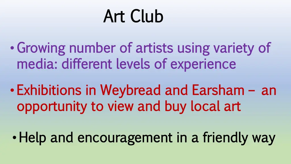art club art club