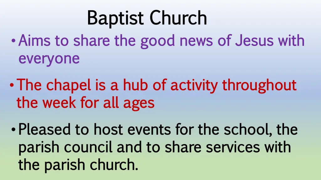 baptist church baptist church