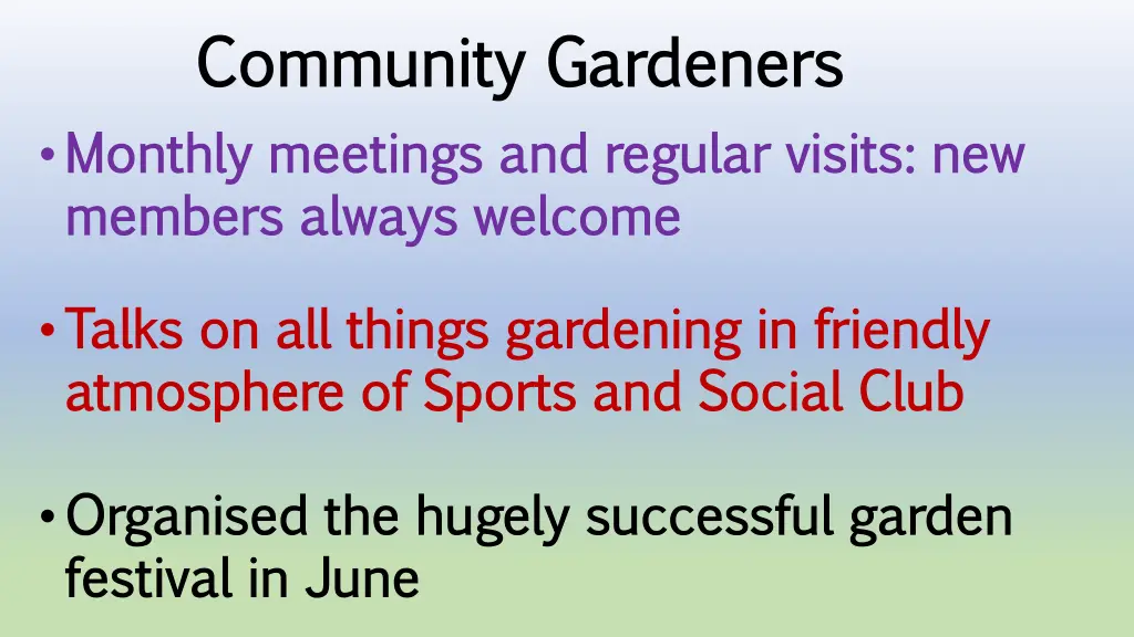 community gardeners community gardeners monthly