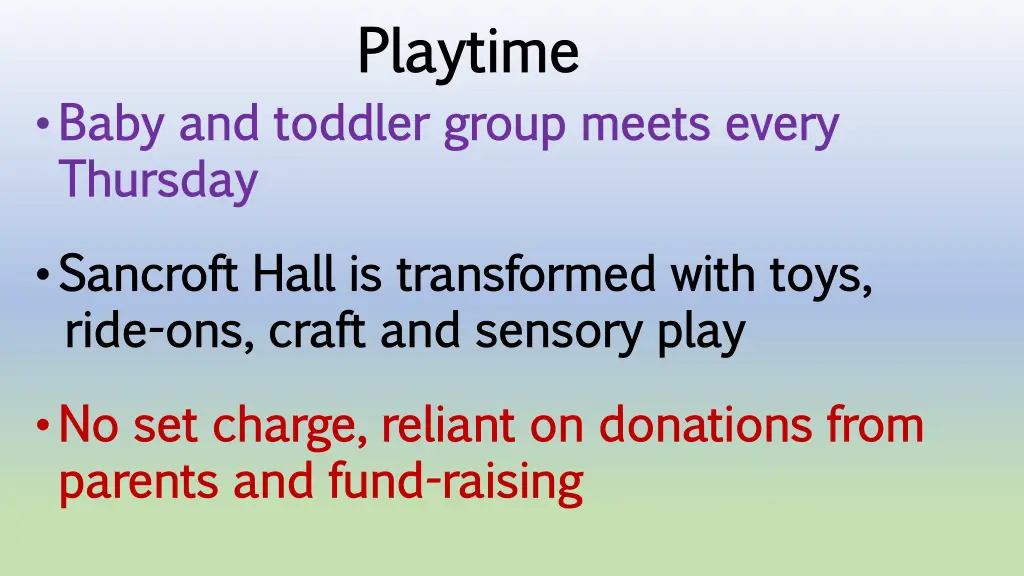 playtime playtime