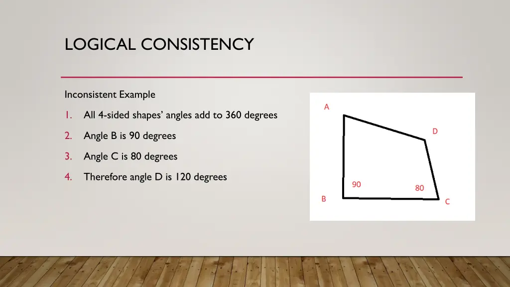 logical consistency 2