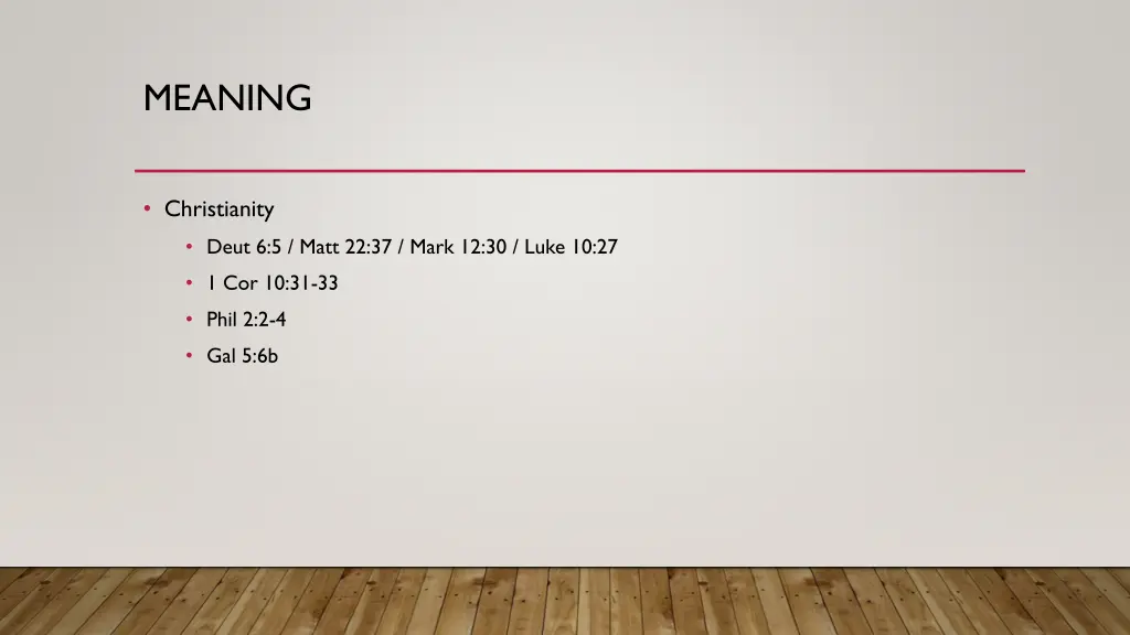 meaning 1