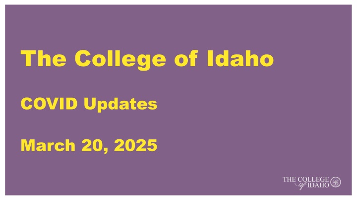 the college of idaho