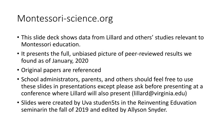 montessori science org
