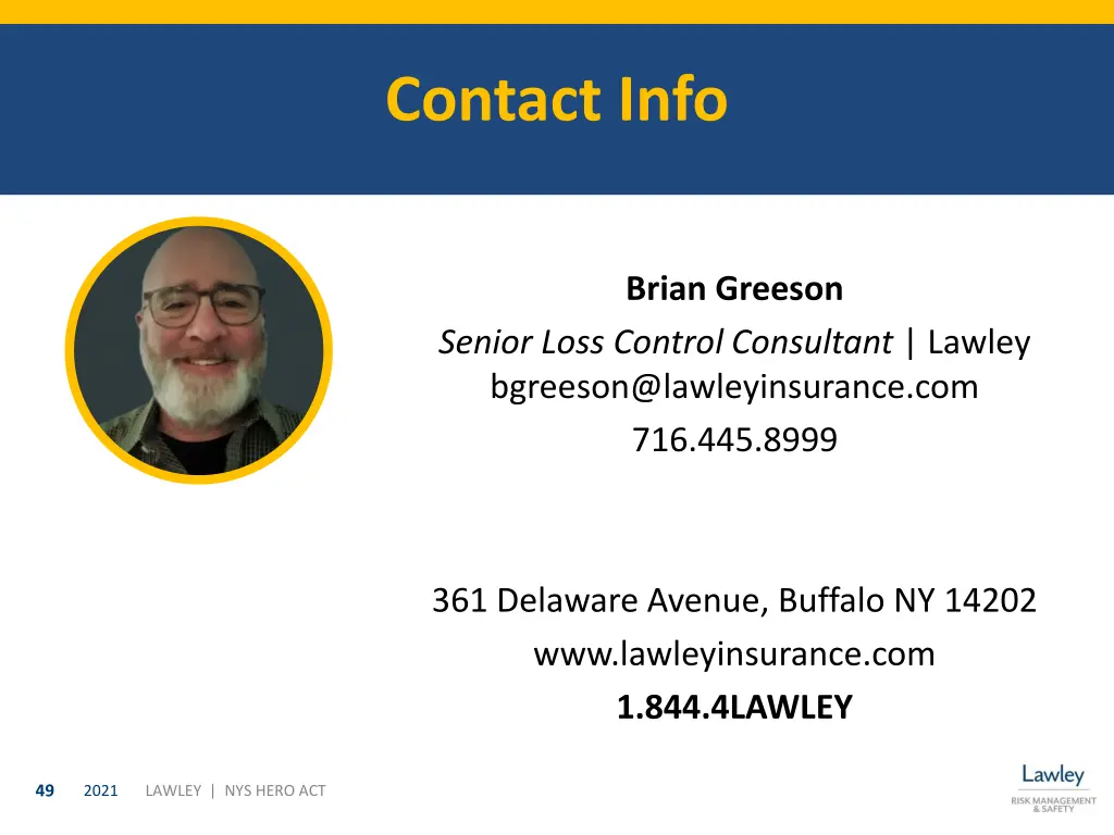 contact info