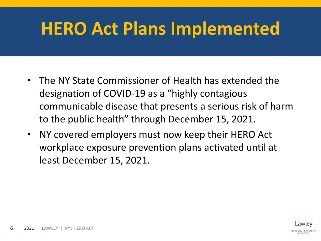 hero act plans implemented 1