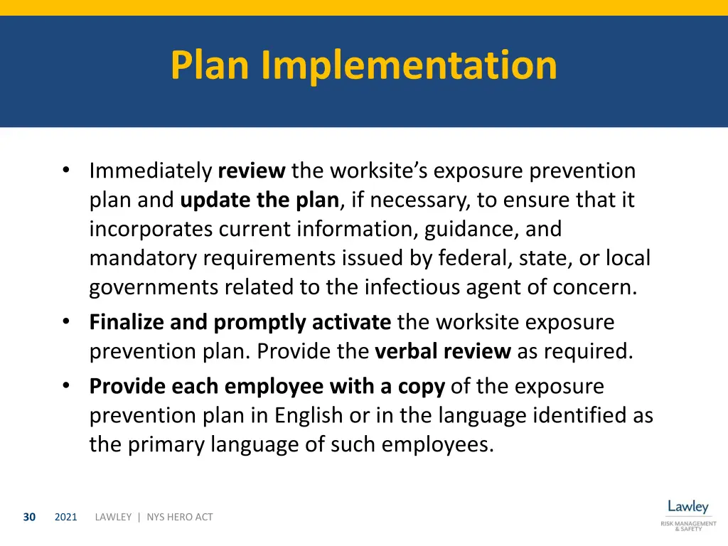 plan implementation 1