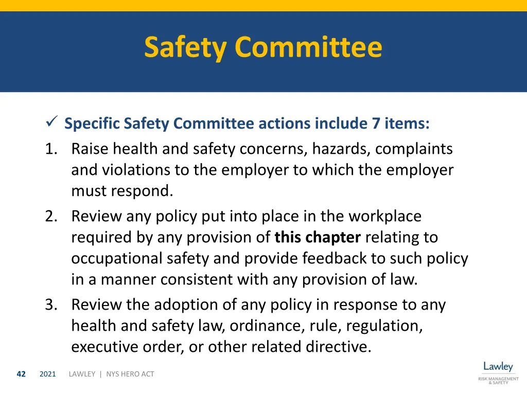 safety committee 4