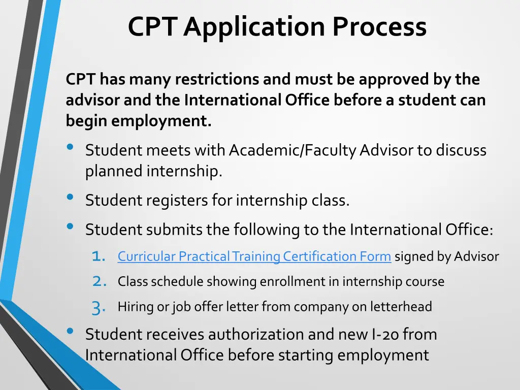 cpt application process