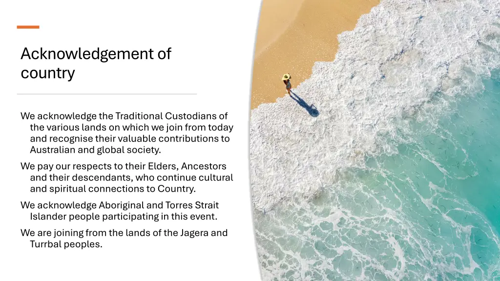 acknowledgement of country