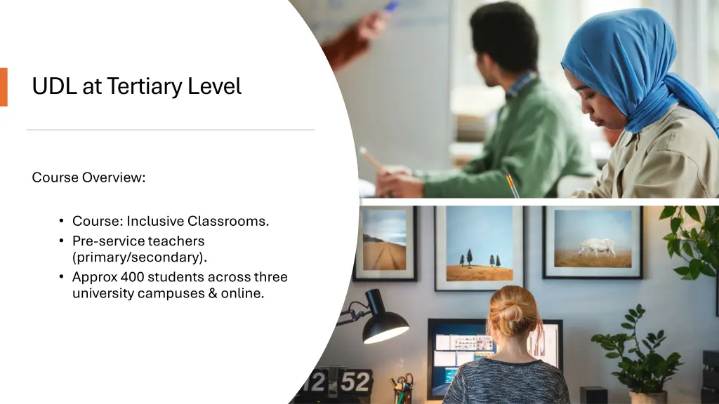 udl at tertiary level