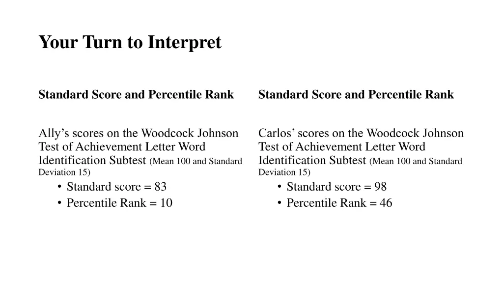 your turn to interpret