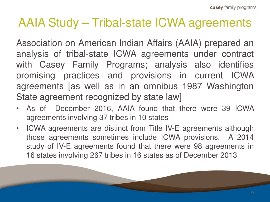 aaia study tribal state icwa agreements