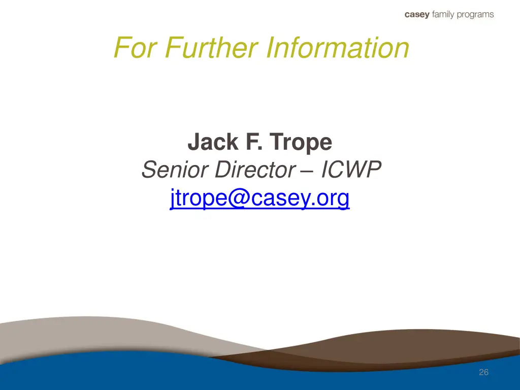 for further information 1