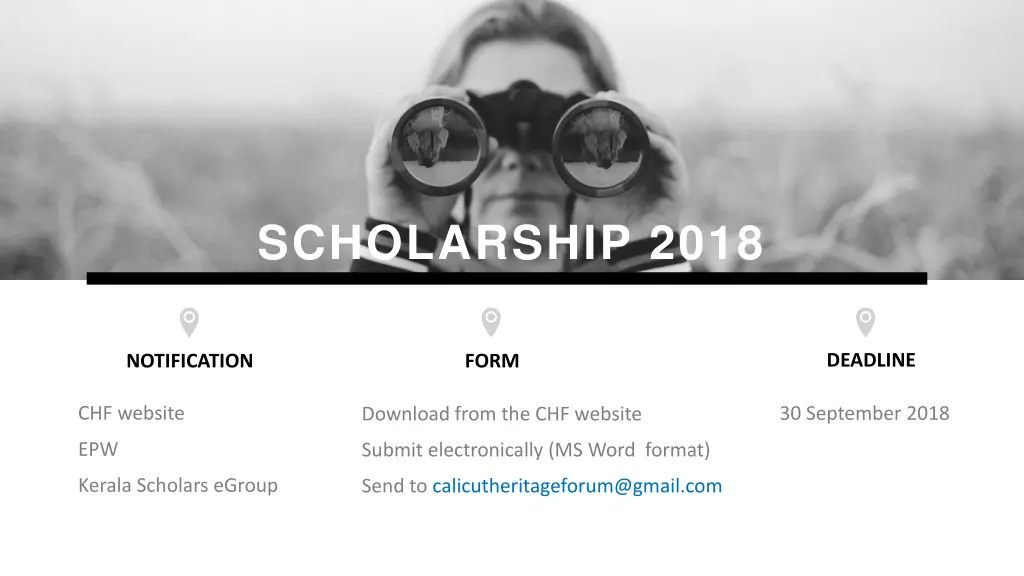 scholarship 2018