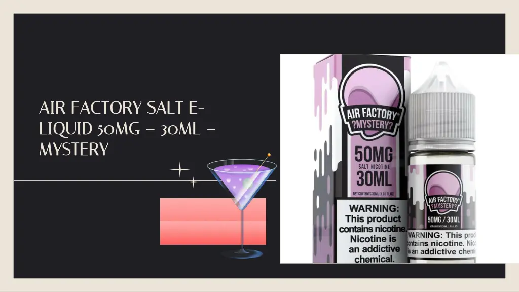 air factory salt e air factory salt e liquid 50mg