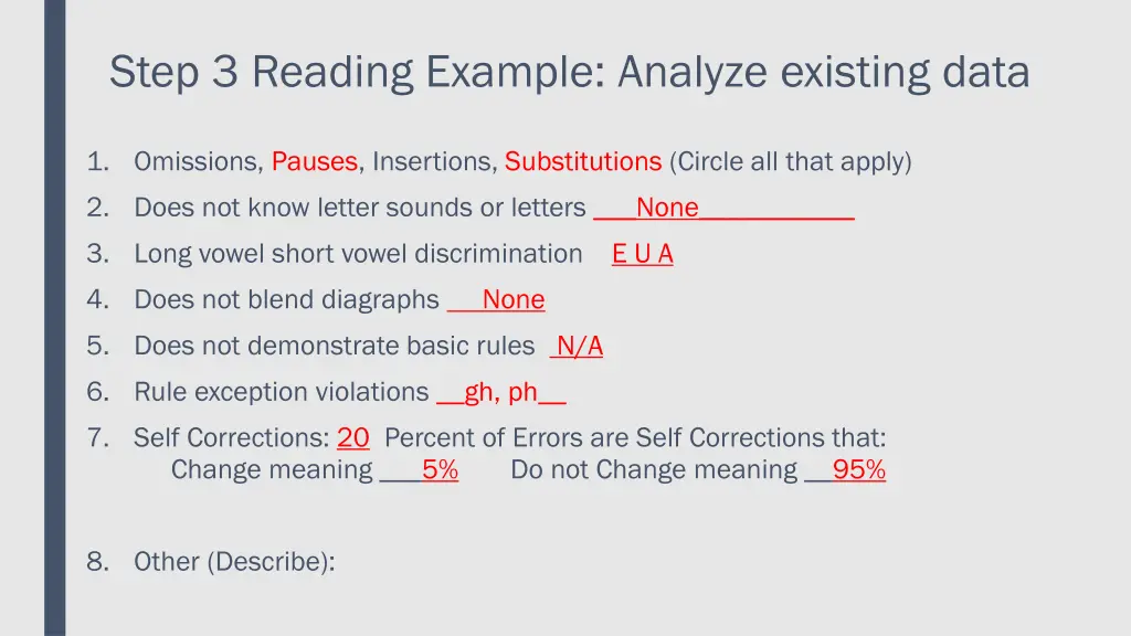 step 3 reading example analyze existing data 1