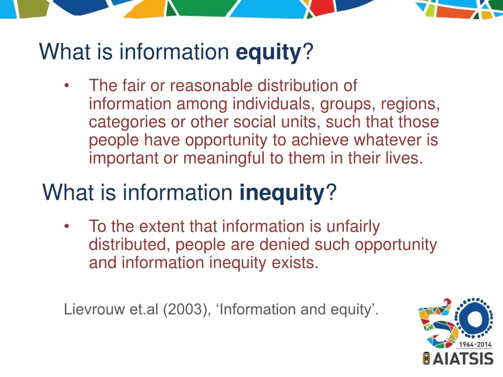 what is information equity