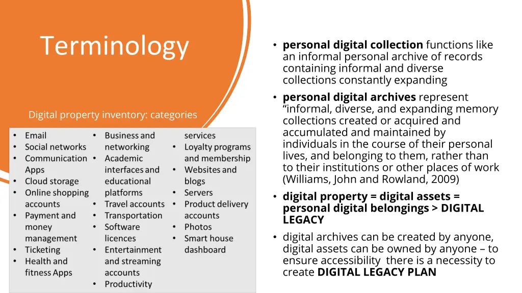 terminology