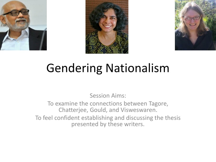 gendering nationalism
