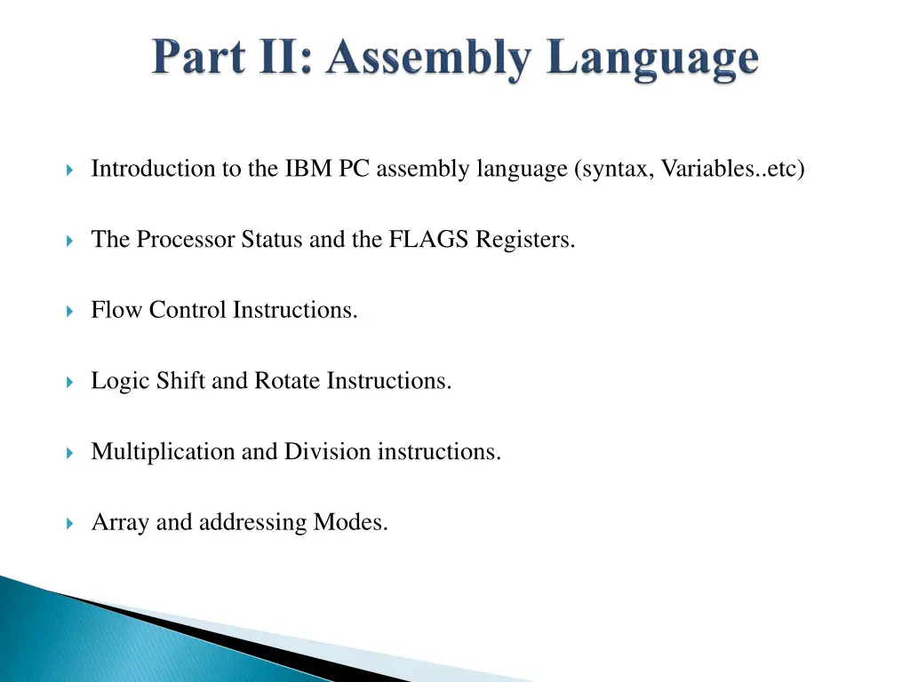 introduction to the ibm pc assembly language