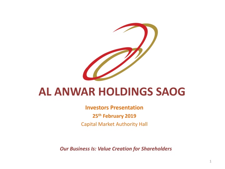 al anwar holdings saog