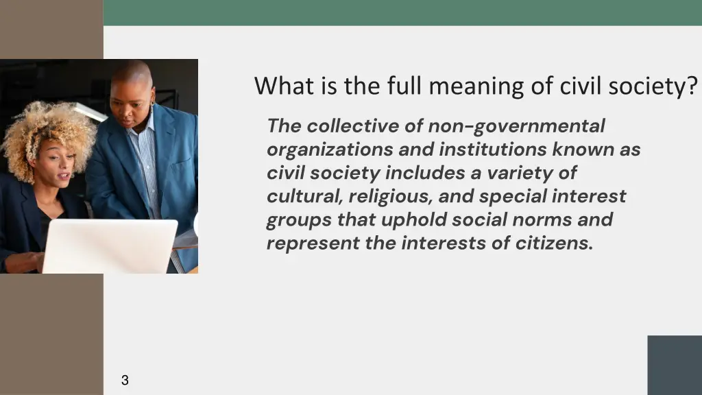 what is the full meaning of civil society