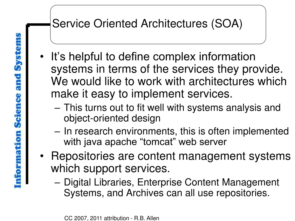 service oriented architectures soa