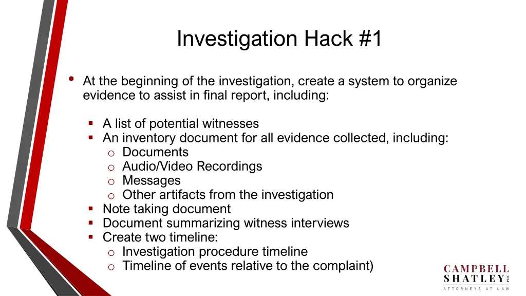 investigation hack 1