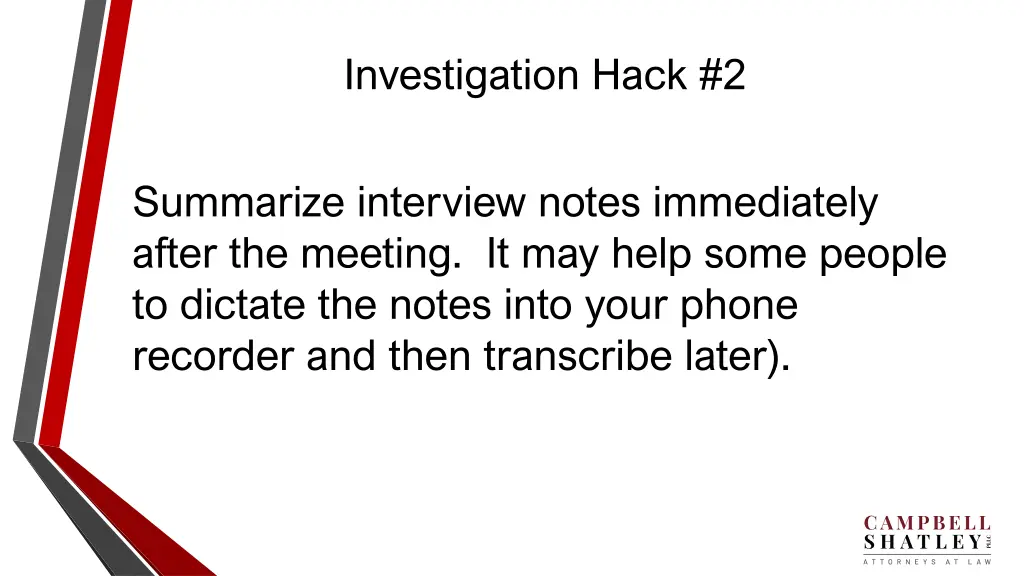 investigation hack 2