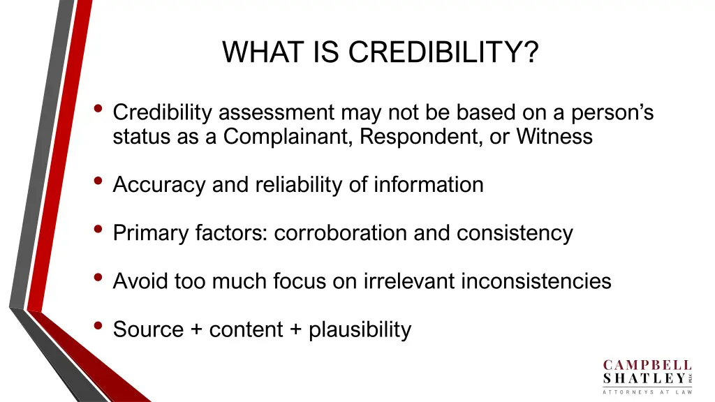 what is credibility